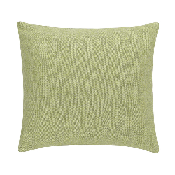 Lemongrass Herringbone Pillow | Solid Herringbone Italian Pillows